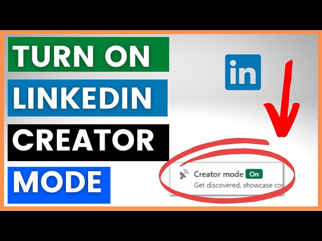 Video thumbnail for How To Turn On LinkedIn Creator Mode? [in 2025]