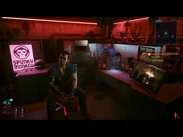 Video thumbnail for Cyberpunk 2077 - Fool On The Hill: Talk with Misty and Viktor Vektor | Cyberware Upgrades | PS5 Pro