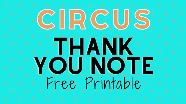 Video thumbnail for circus thank you humix video