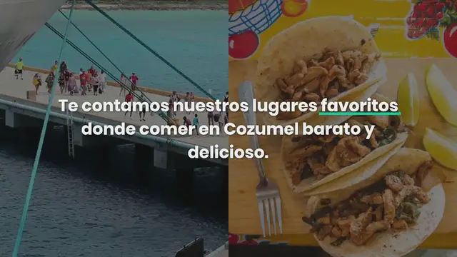 Video thumbnail for Dónde comer en Cozumel barato y MUY BIEN [Mis lugares favoritos ]