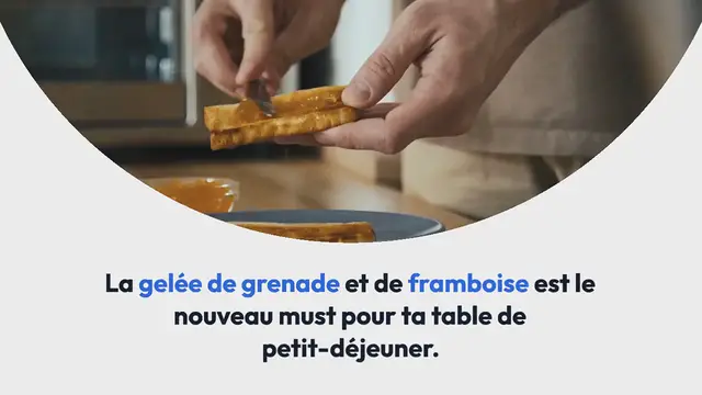 Video thumbnail for Gelée de grenade et de framboise