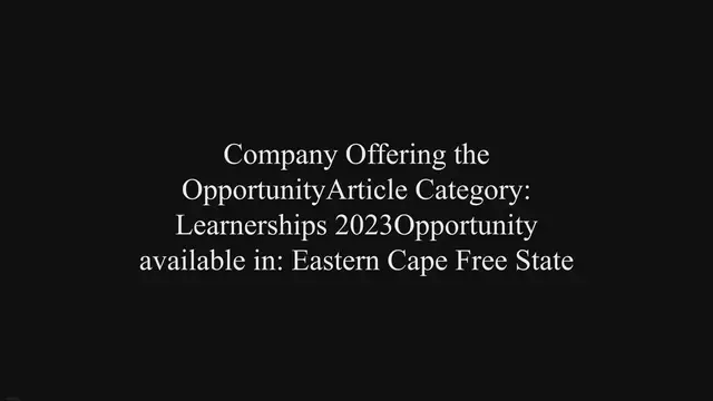 'Video thumbnail for Mr Price Foundation Jumpstart Skills Development Programme'