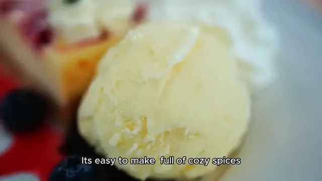 'Video thumbnail for fall dessert recipe'