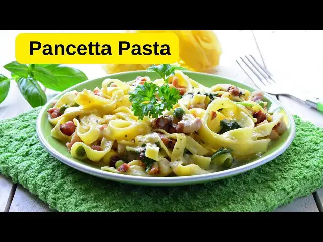 Video thumbnail for Pancetta Pasta: A Simple, Savory Italian Recipe to Savor