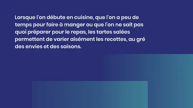 Video thumbnail for 15 recettes faciles de tartes salées