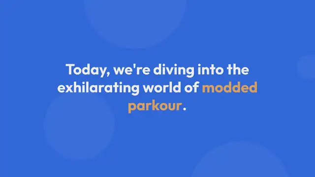 Video thumbnail for Gameplay Minecraft Mod Parkour