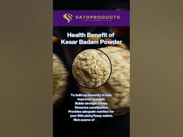 'Video thumbnail for Health benefit of Kesar Badam Powder'