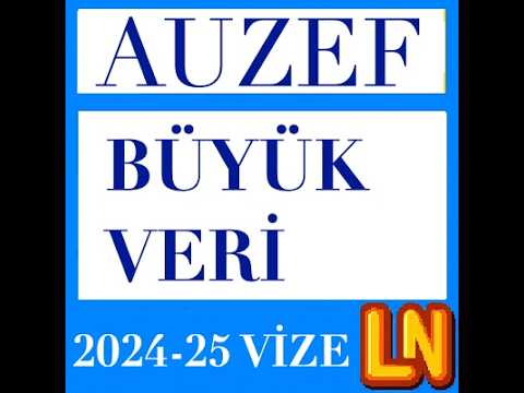 Video thumbnail for Büyük Veri 2024-2025 Vize Soruları