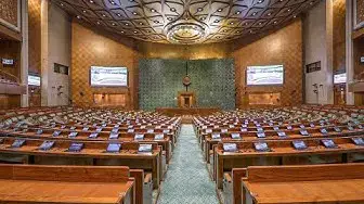 'Video thumbnail for Prime Minister Modi inaugurated the new Parliament building!'