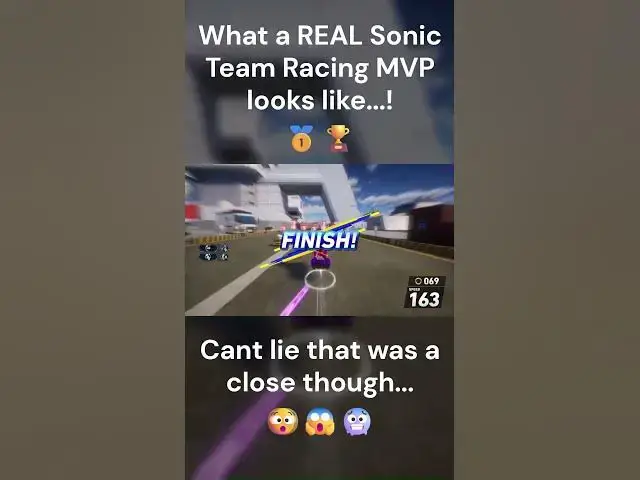 Video thumbnail for What A Sonic Racing MVP Looks Like...! 🏆 (Not really....)
