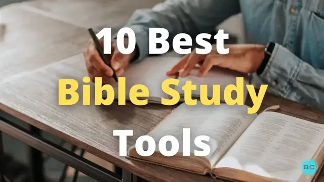 'Video thumbnail for 10 Best Bible study tools'