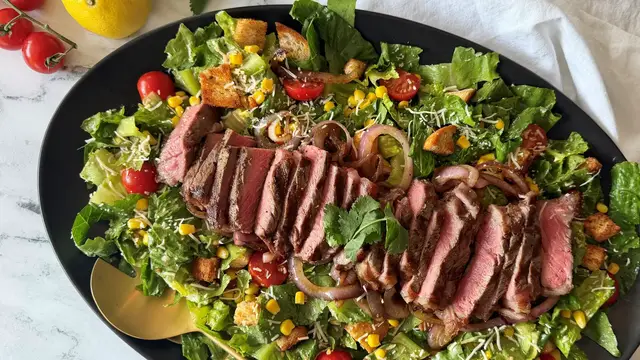 Video thumbnail for Cowboy Caesar Salad Recipe