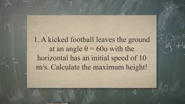 Video thumbnail for Determine the maximum height of projectile motion