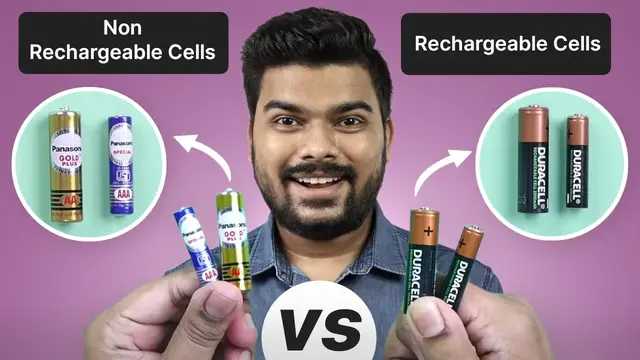'Video thumbnail for Non Rechargeable vs Rechargeable Cells: Which is Better to Use?'