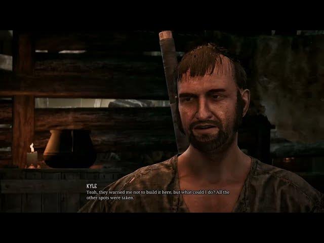 Video thumbnail for Gothic Remake - Chapter 1 Kyle Gets Angry When Hero Walks Through His Hut "What's Your Problem?"