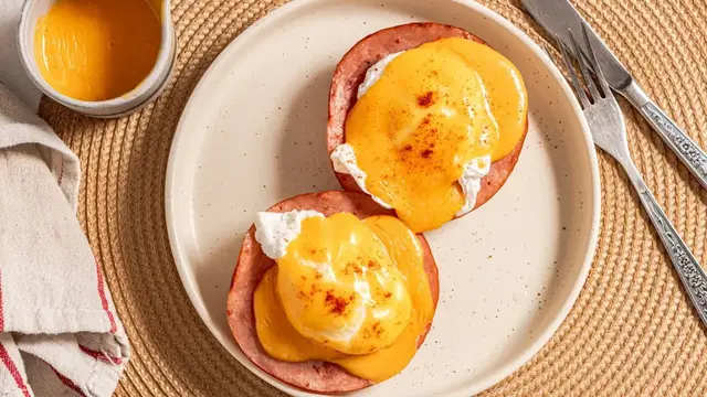 'Video thumbnail for Classic, Buttery Eggs Benedict Recipe'