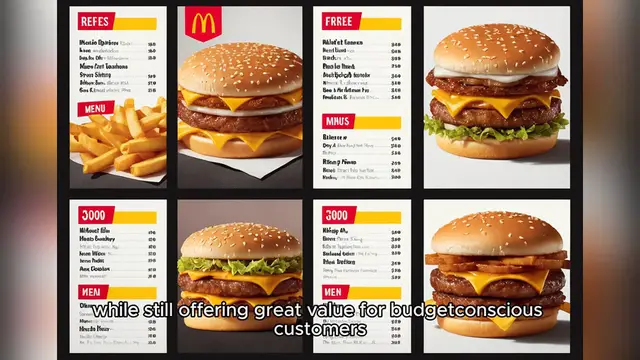 Video thumbnail for McDonald's Menu prices