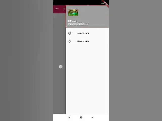 Video thumbnail for Flutter Navigation drawer left and right #NavigationDrawer