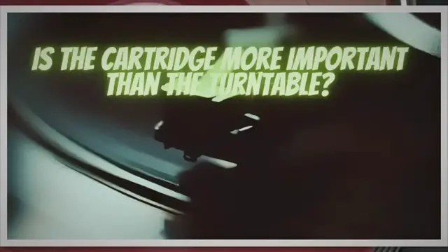 Video thumbnail for Is the cartridge more important than the turntable?