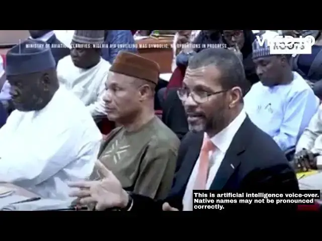 'Video thumbnail for Plane Painted Green-White-Green, Arrange To Show How Nigeria Air Will Look Like - MD'