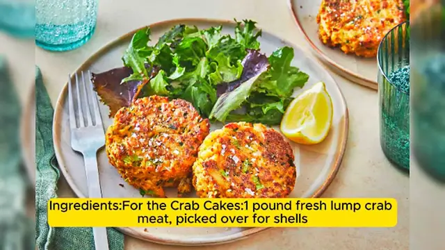 Video thumbnail for Baked Golden Brown Crab Cakes