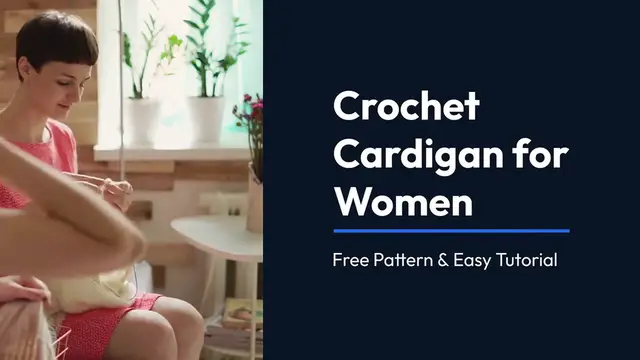Video thumbnail for Crochet Cardigan for Women Free Pattern