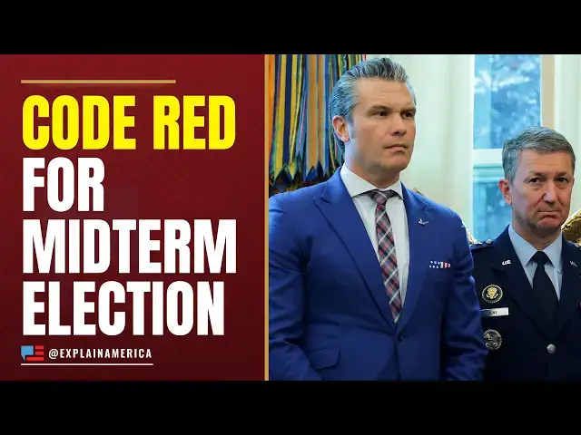 Video thumbnail for CODE RED: Hegseth Orders Military Action Ahead Of Elections