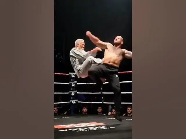 'Video thumbnail for Unbelievable Skills of a Real Kung Fu Master 👊🐉 #kungfu #boxing #fight #ai'