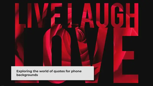 Video thumbnail for The Power of Quotes: Elevate Your Phone Background