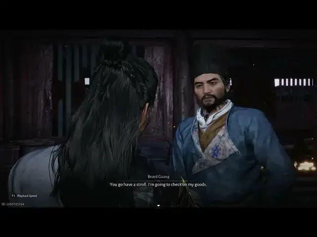 Video thumbnail for Where Winds Meet - Chapter 1 Shrine In The Wild: Ask Beard Guang About Uncle Jiang Dialogue Gameplay