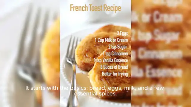 Video thumbnail for French Toast Recipe