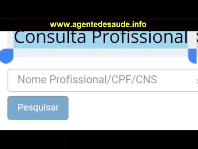 Video thumbnail for Como consultar CNS profissional pelo celular