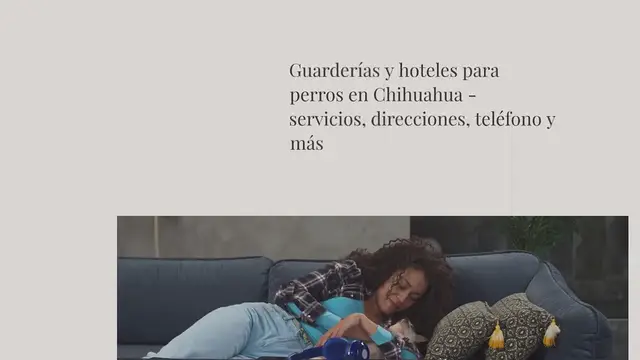 Video thumbnail for Guarderías y hoteles para perros en Chihuahua - servicios, direcciones, teléfono y más
