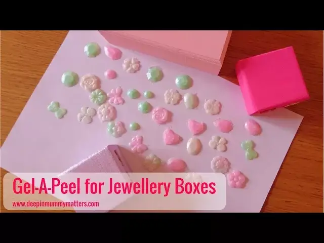 'Video thumbnail for Making Gel-A-Peel Embellishments for Jewellery Boxes'