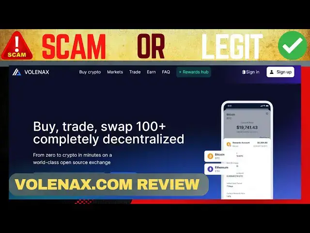 Video thumbnail for Volenax.com Review (Dec 2024) : Is This Crypto Platform a Scam or Legit?