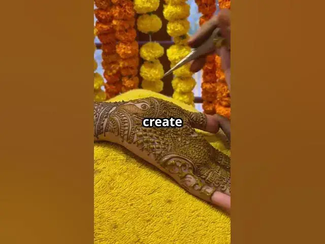 Video thumbnail for The Mehndi Ceremony in South Asia: Intricate Art for the Bride!