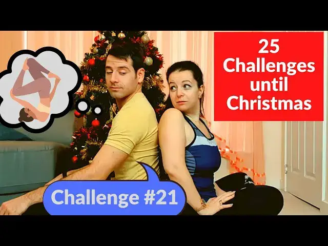 Video thumbnail for Christmas Couple Challenge | Challenge #21 | Couple's Yoga | Better Topics