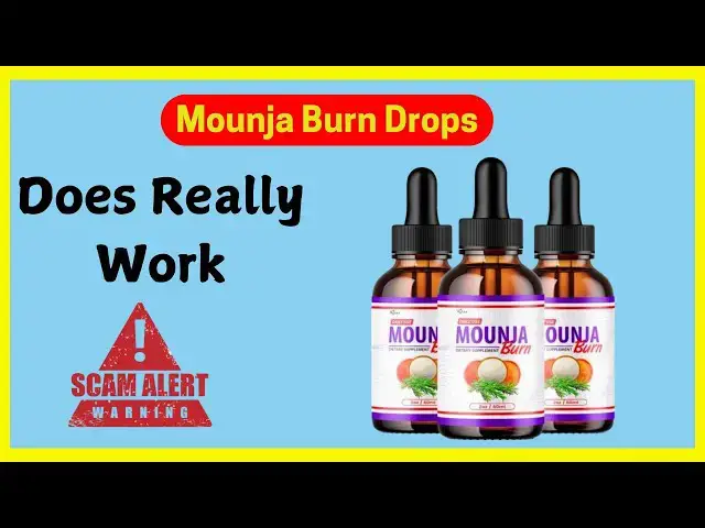 Video thumbnail for Mounja Burn Drops Reviews Consumer Reports: Before Buy Check Mounja Burn Drops Is Scam Or Legit? |
