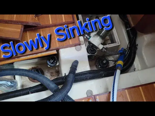 'Video thumbnail for Slowly Sinking On A Sailboat, What Nightmares Are Made Of! | Ep 37 #svaguaazul #boat #sailboat'