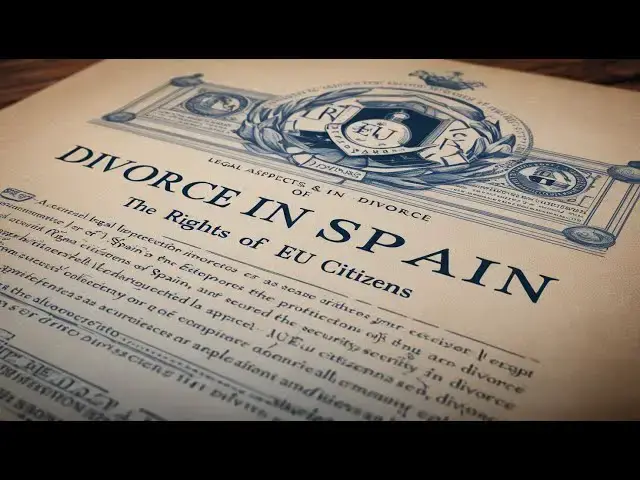 Video thumbnail for Matrimonio en la UE: derechos al divorciarte en España y cómo protegerte