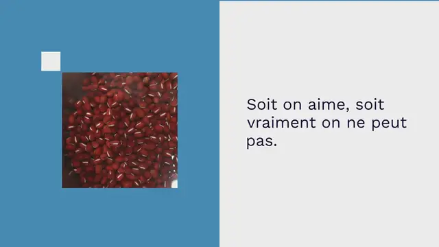 Video thumbnail for ANKO (PÂTE DE HARICOT AZUKI) TSUBUAN ET KOSHIAN