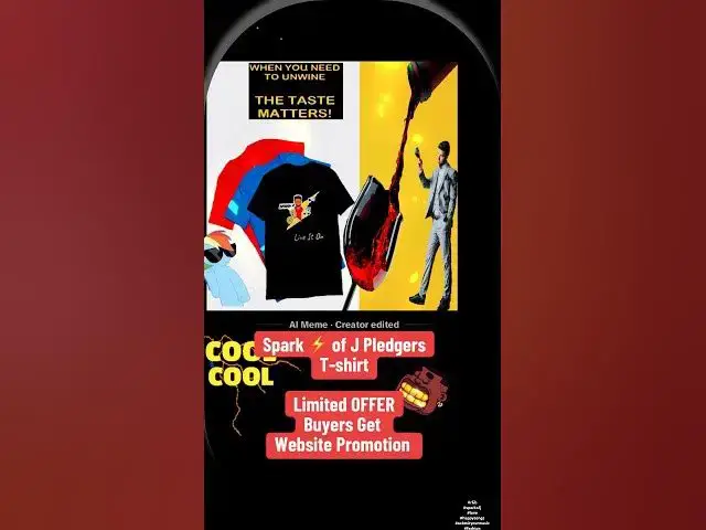 'Video thumbnail for Spark ⚡️ of J #PLEDGERS T-shirt BUYERS OF THESE #tshirts will receive #sparkofj Website #Promotion'