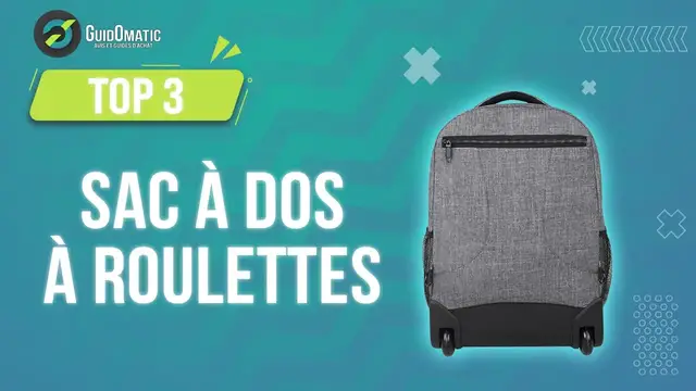 Video thumbnail for ⭐️ TOP 3 : SAC A DOS A ROULETTES 2023