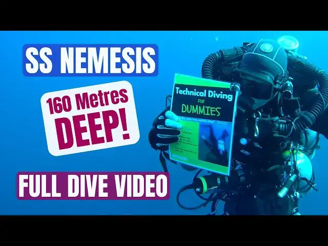'Video thumbnail for Exploring the 160 metre deep SS Nemesis Shipwreck'