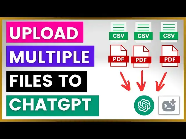 Video thumbnail for How To Upload Multiple Files To ChatGPT? (Using ChatGPT Code Interpreter)