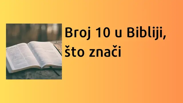 Video thumbnail for Broj 10 u Bibliji, što znači(Cr)