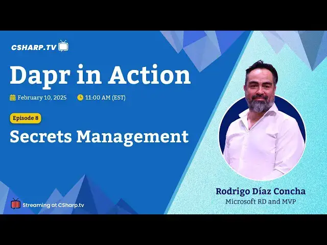 'Video thumbnail for What is the Secrets Management Block: Dapr in Action - Ep. 8'