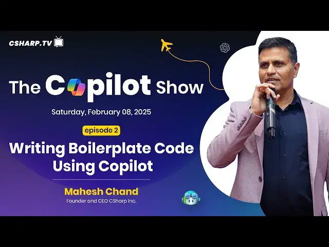'Video thumbnail for Writing Boilerplate Code Using Copilot - The Copilot Show Ep. 2'
