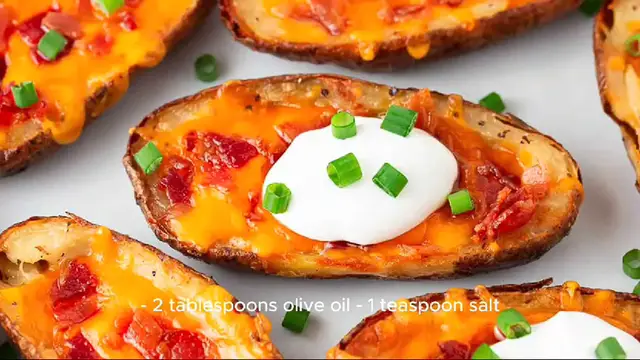 Video thumbnail for potato skins recipe