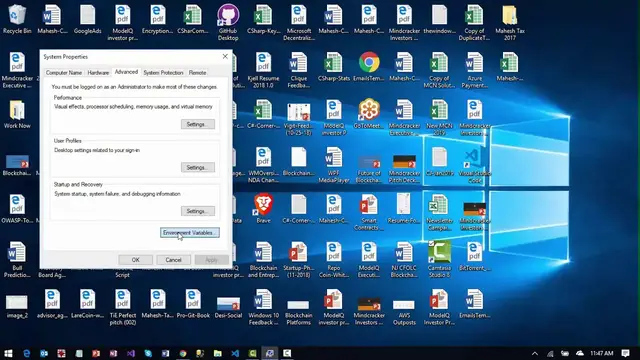 Video thumbnail for Setup folder in a PATH variable on Windows